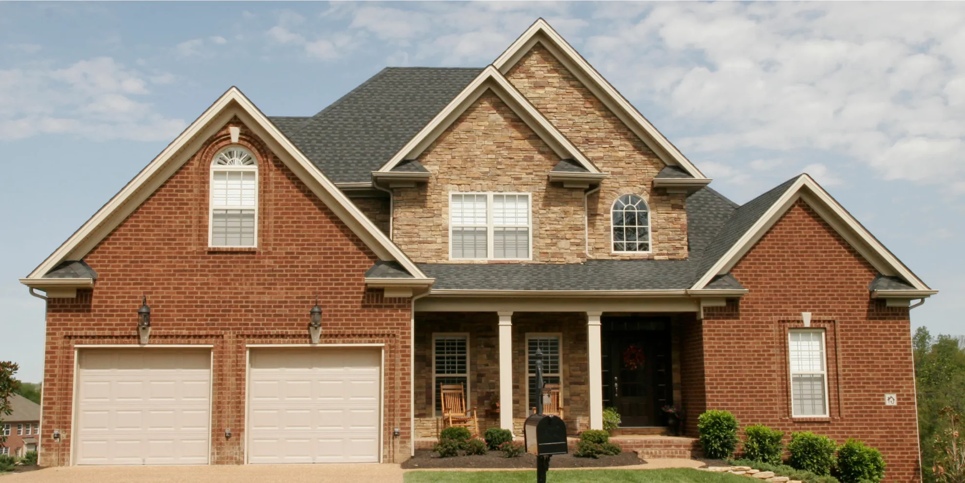 a beautiful newly remodeled brick house